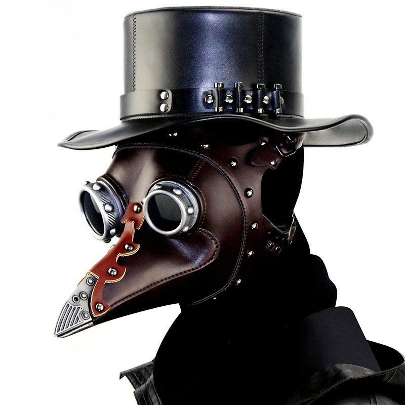 PU Leather Plague Doctor Mask  - Disposable Surgical Mask recension och pris