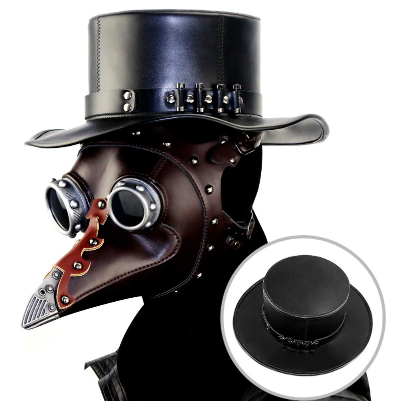 PU Leather Plague Doctor Mask  - Disposable Surgical Mask recension och pris