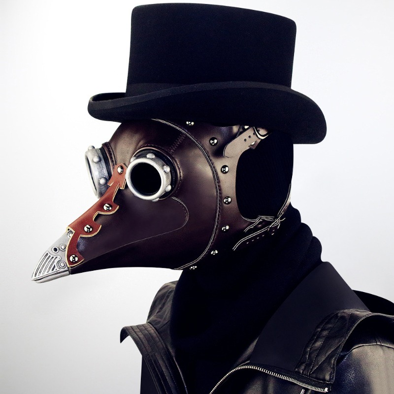 PU Leather Plague Doctor Mask  - Disposable Surgical Mask recension och pris