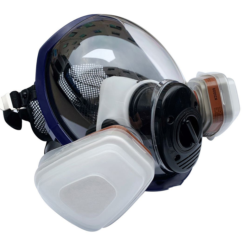 27in1 Full Face Gas Mask Chemi - Dust Mask Construction recension och pris