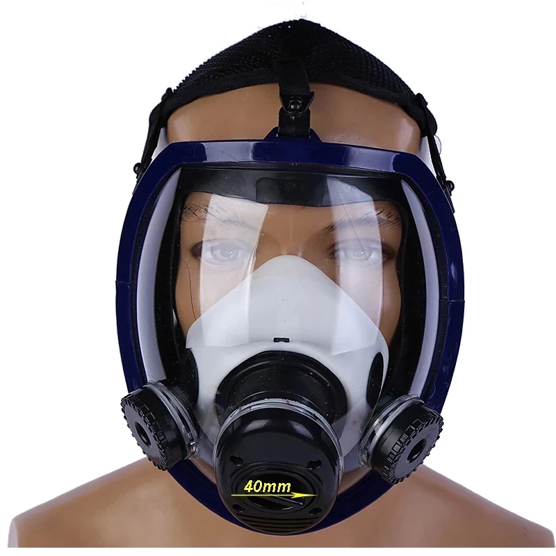 27in1 Full Face Gas Mask Chemi - Dust Mask Construction recension och pris