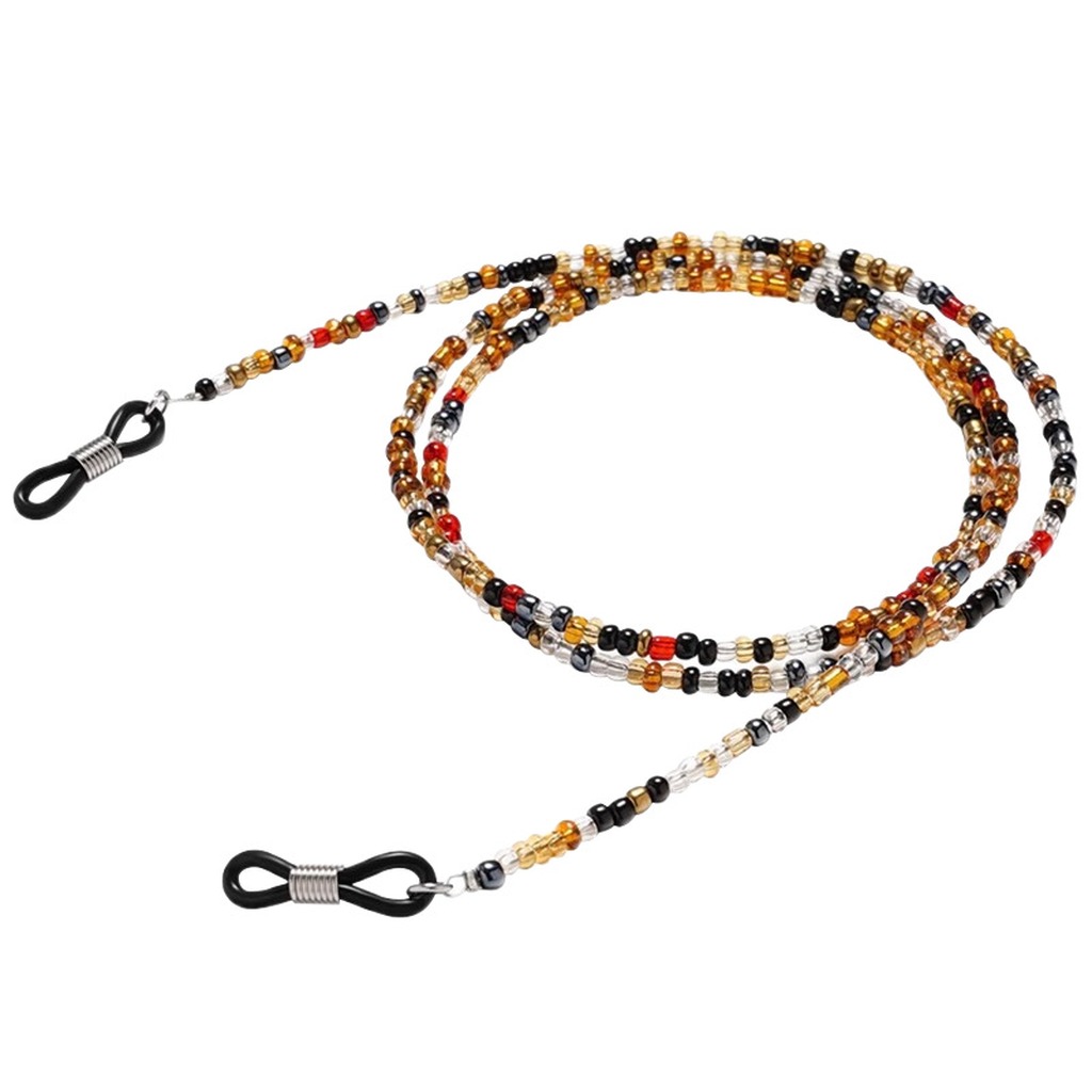 2-in-1 Non-slip Beaded Acrylic - Mask Chain Holder recension och pris