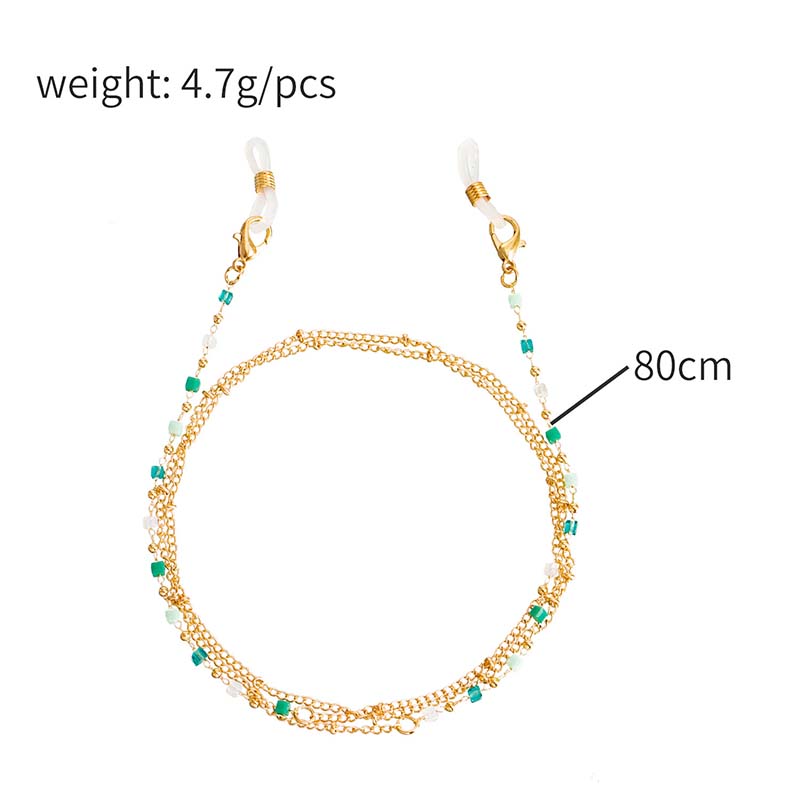 New Fashion Colorful Crystal G - Mask Chain Holder recension och pris
