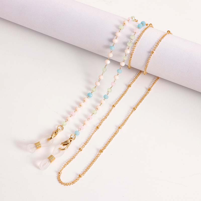 New Fashion Colorful Crystal G - Mask Chain Holder recension och pris
