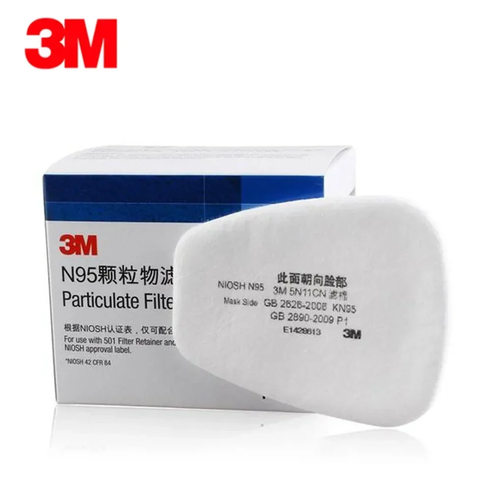 10pcs/Box 3M 5N11 Cotton Filte - Dust Mask Construction recension och pris