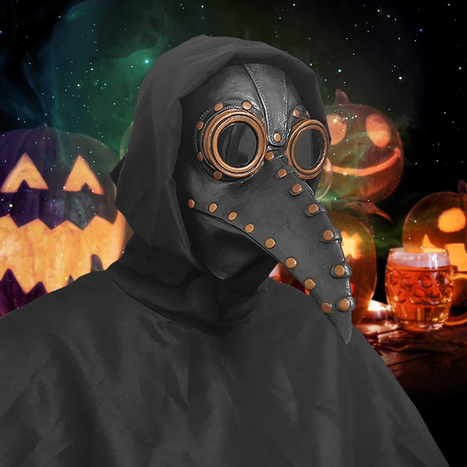 New Halloween Mask and Cloak S - Disposable Surgical Mask recension och pris