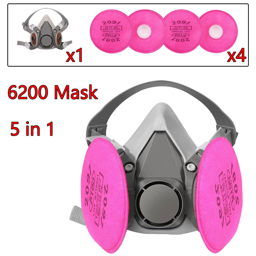 Gas Mask 6200 Set Vehicle Pain - Dust Mask Construction recension och pris