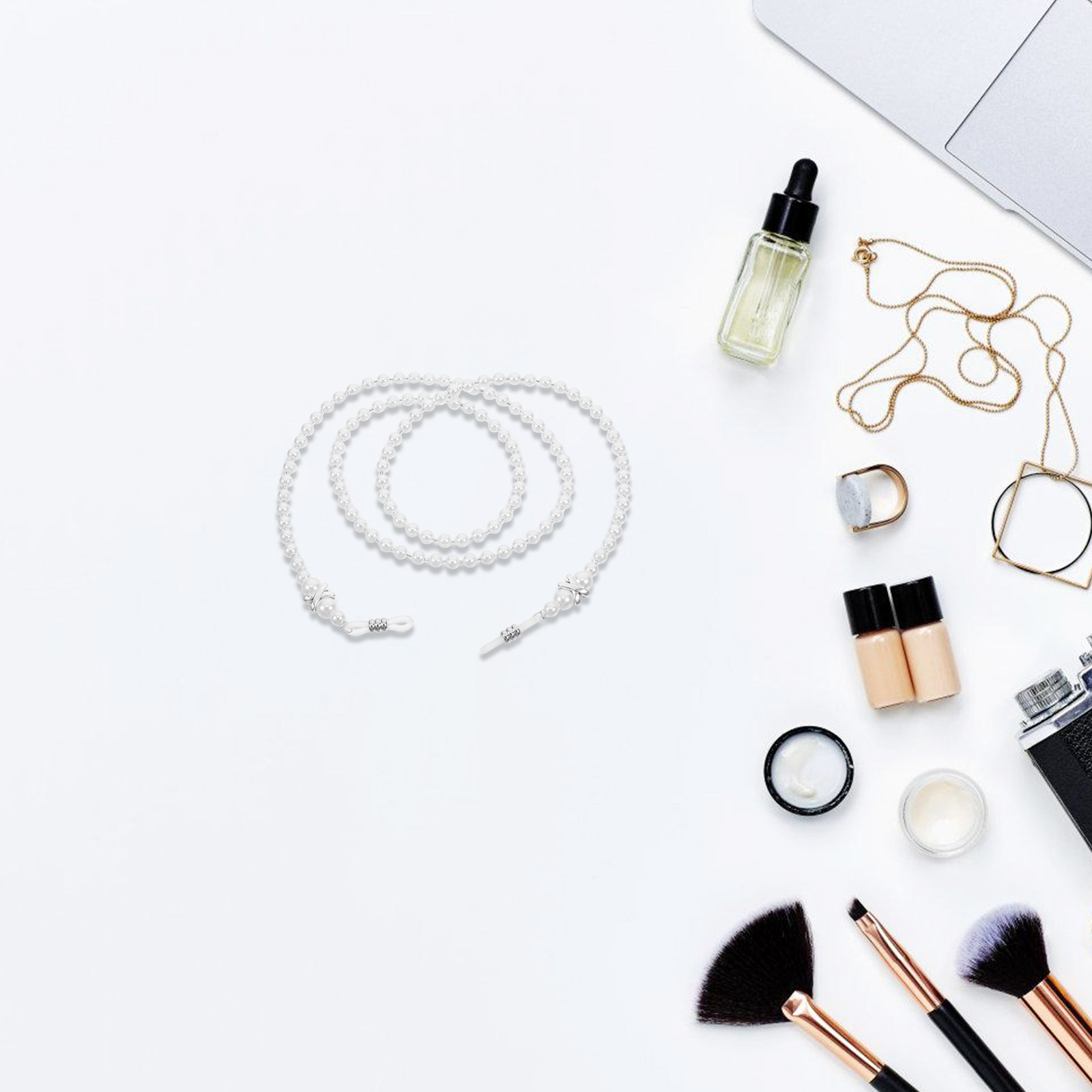 Elegant Pearl Eyeglass Cord fo - Mask Chain Holder recension och pris